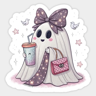 Halloween Iridescent Ghost Sticker